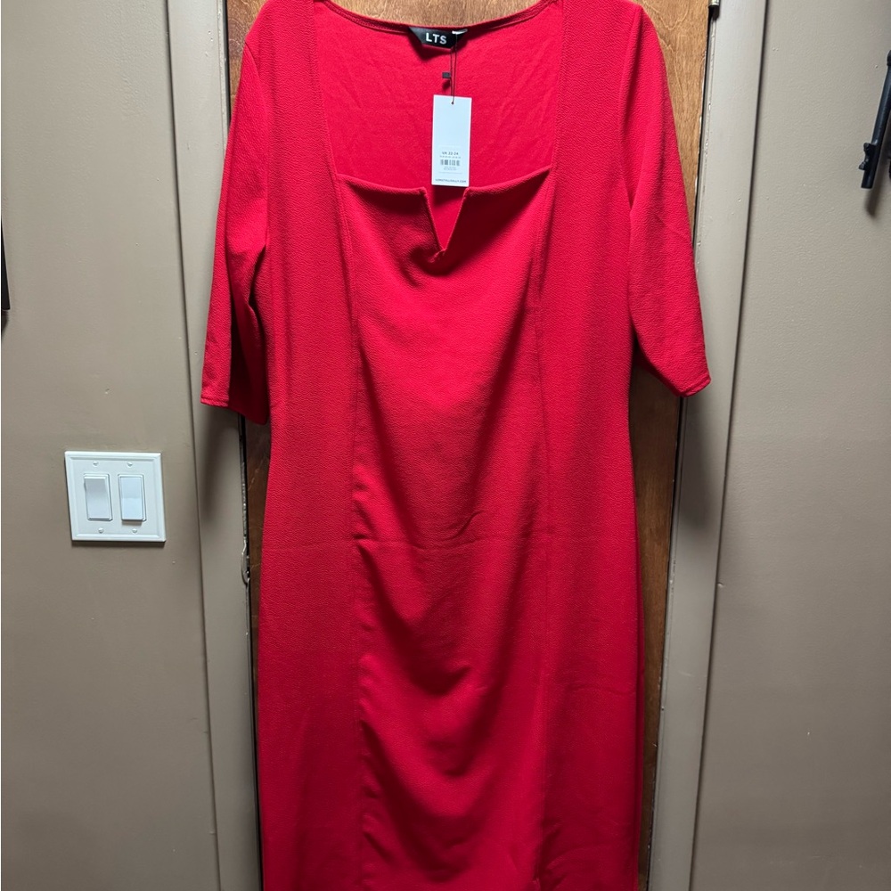 Long Tall Sally Vibrant Red Top